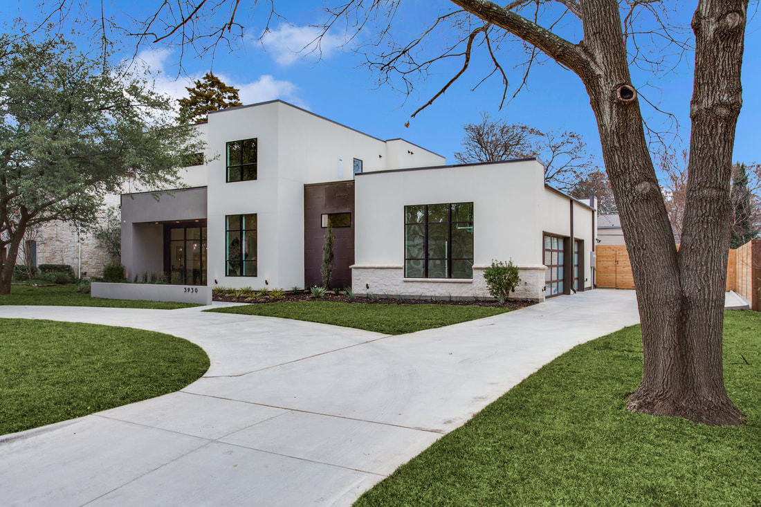 Norway Drive stucco residence — Preston Hollow, Dallas TX